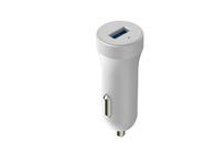 Black Single USB In Car Charger 5V 2.4A 12W High Speed 2400ma