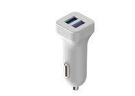 2A / 2.4A Output Fast In Car Charger With Dual USB 3.0 Black / White