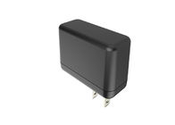 US Standard Fast Charging Cell Phone Charger With 1 USB Port Black