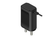 Black 5W Universal Wall Mount Power Adapter , Wall Plug Power Adapter For Mobile