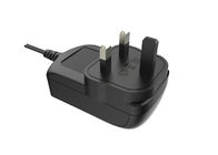 Black UK Plug Wall Mount Power Adapter 12V 2A With CE EMC Approvals