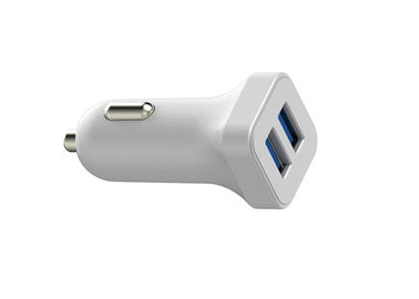 Buy ABS Material USB Car Charger Dia.25 * 47mm Size Switching Technology for Car Charging online manufacture