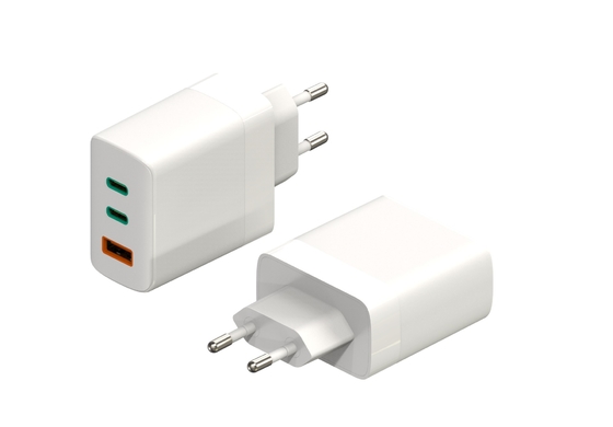Good price Custom 5V2.4A / 5V3.0A Fast Mobile Charger With EU KC US Plug White online