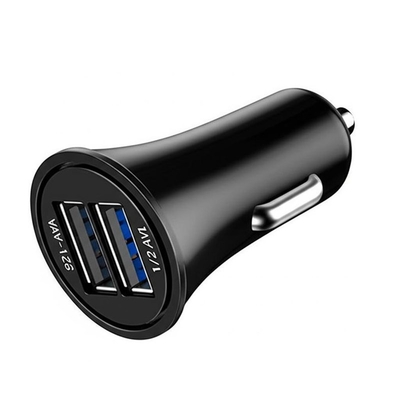 Buy ABS Dual USB Car Charger 12V-24V Input with 2.4A 3.0A Output online manufacture
