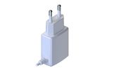 White Color 5v AC DC Power USB Adapter Universal Phone Charger Wall Mounted