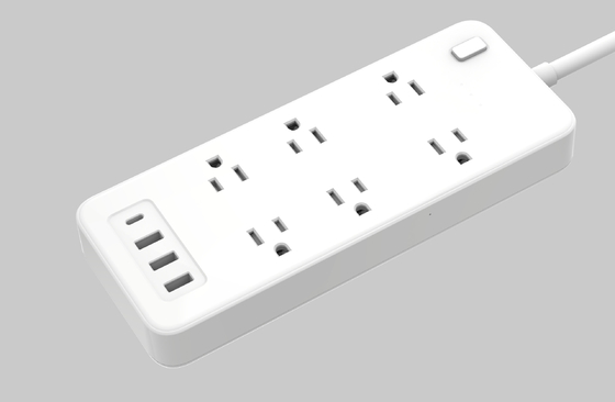 Good price 32W Smart Power Strip with Multiple USB Ports Your Essential Home Office Tool online